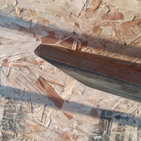 Wood Frame With Carved Trim Barnwood Look - Picture 11 of 12